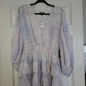 Express Multicolor Patterned Dress